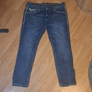 Rock Revival Indigo Straight Jeans. Mens 38"